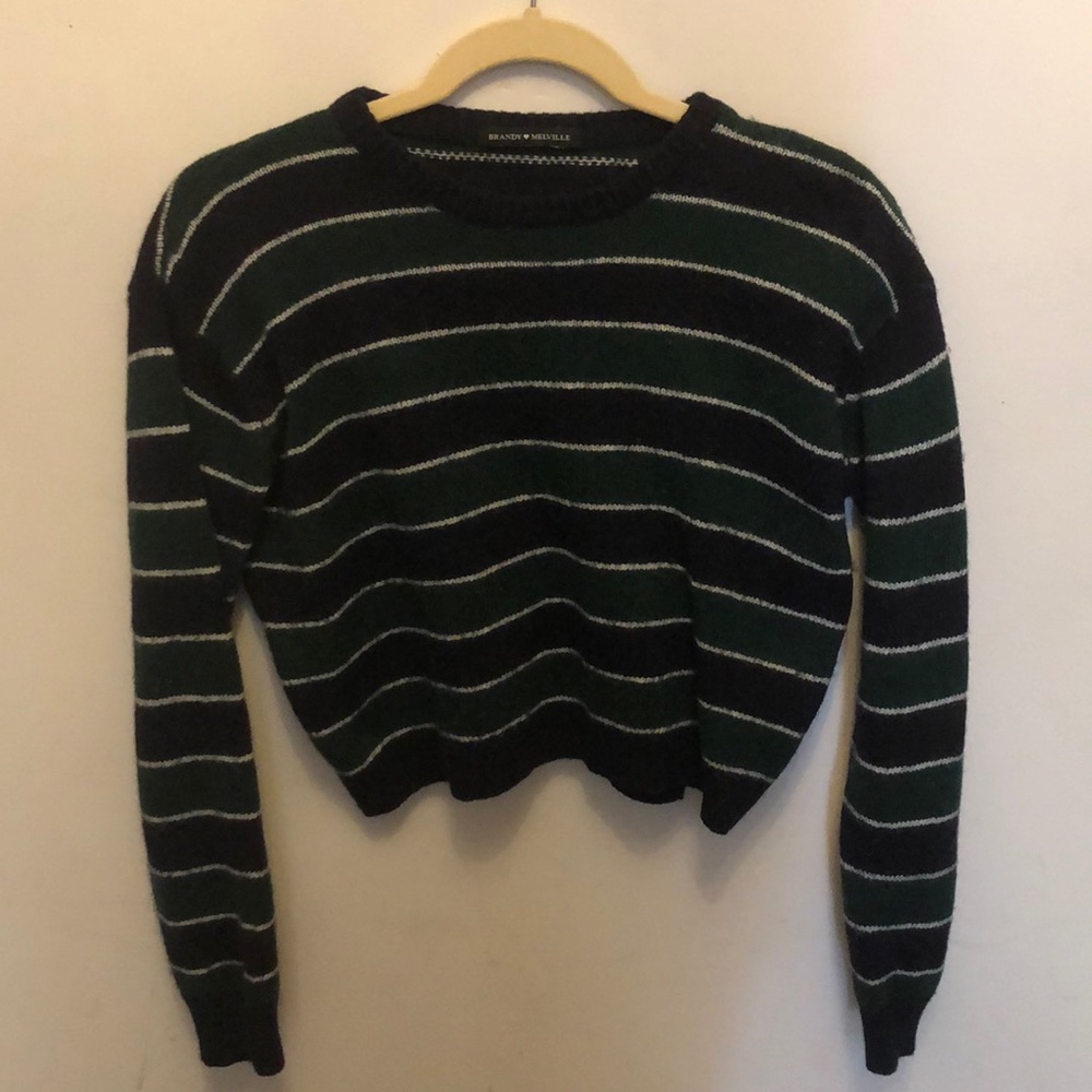 Brandy Melville sweater! So comfortable. Cropped.